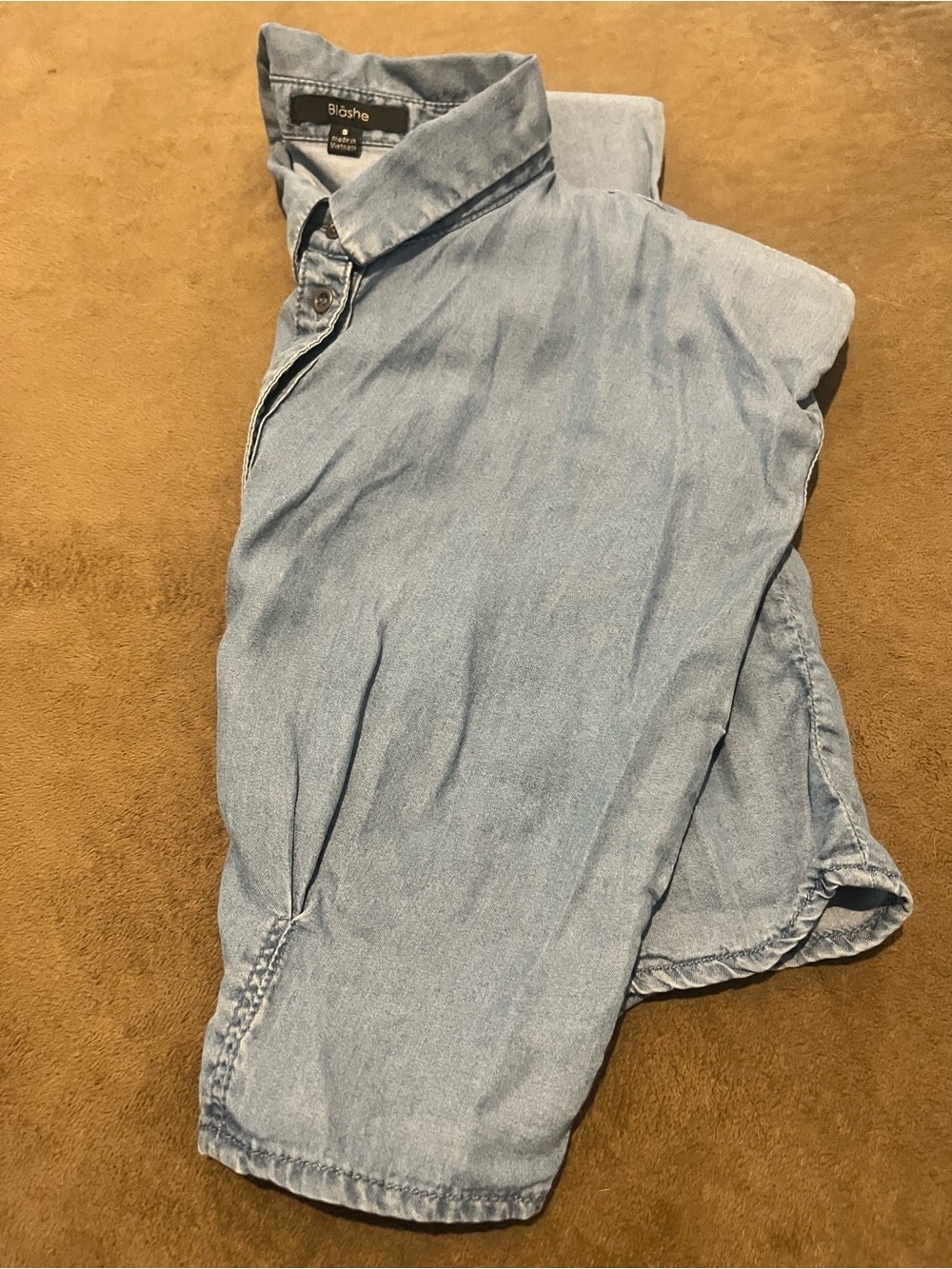 Blāshe Jean cropped shirt
